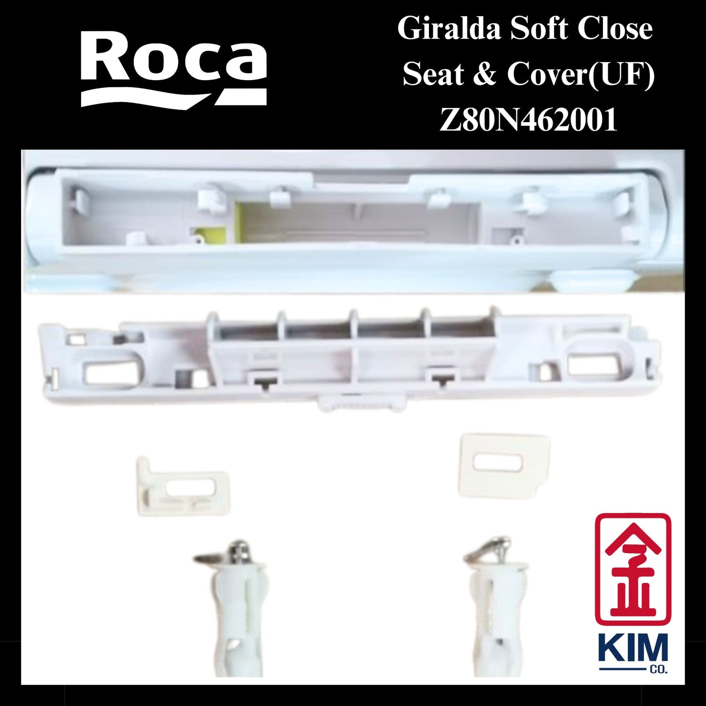Roca Giralda Soft Close Seat & Cover (UF)(Z80N462001)