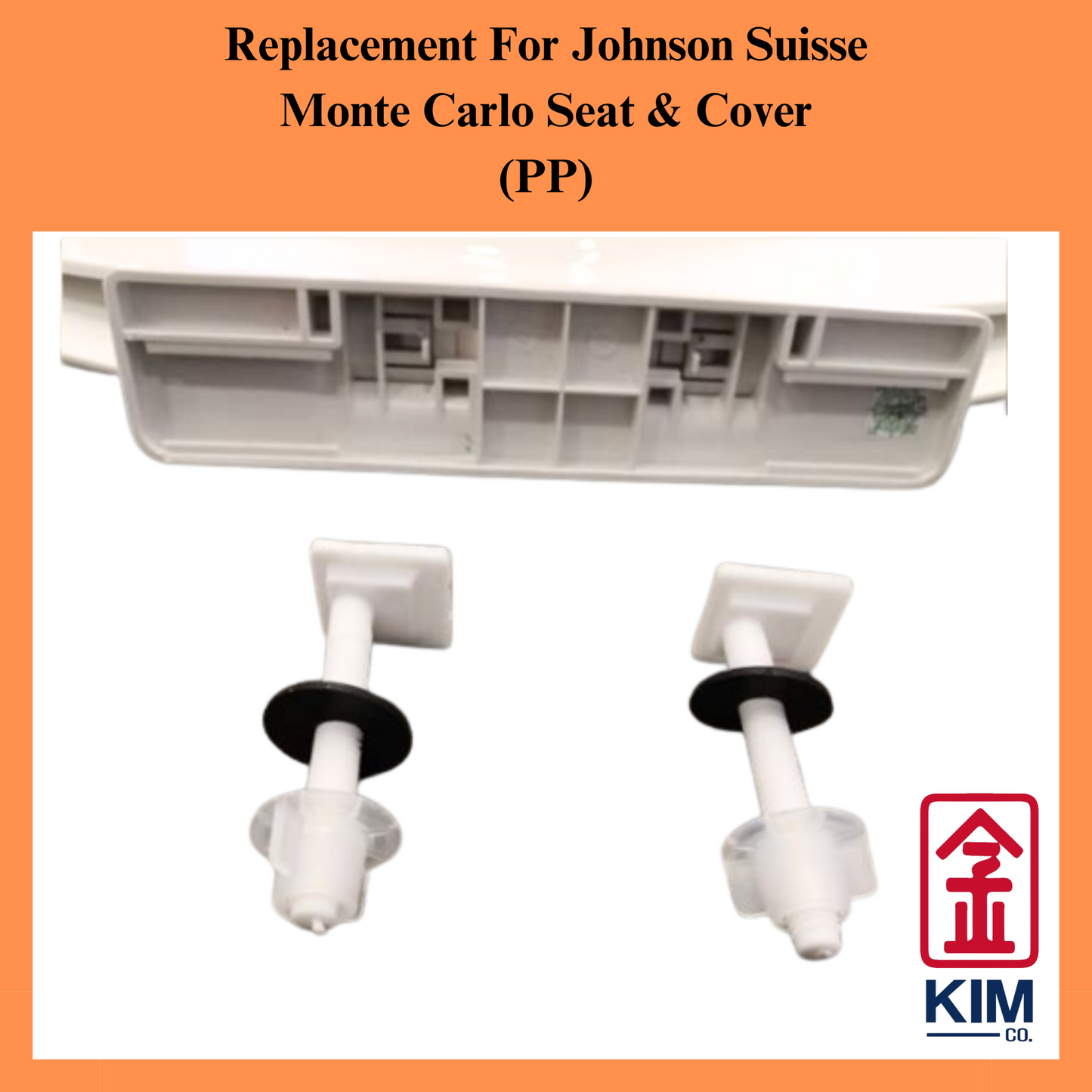 Medium Duty Soft Close Seat & Cover Replacement for Johnson Suisse Monte Carlo Seat & Cover