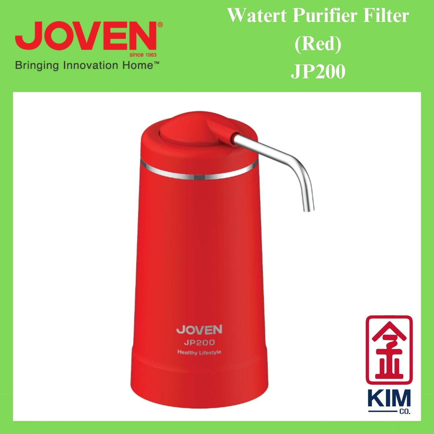 Joven JP200 Water Purifier Filter (Red / White)