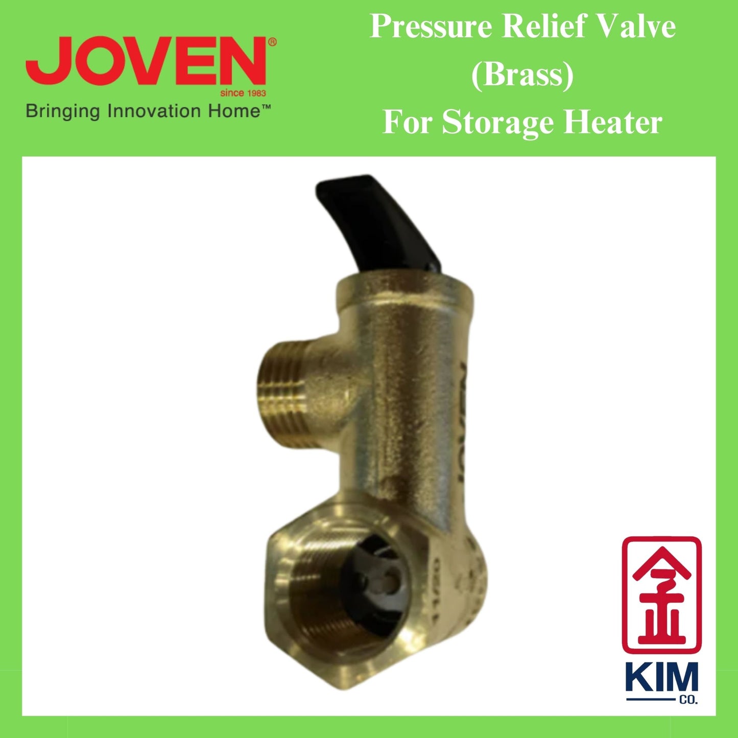 Joven Genuine Part Brass Pressure Relief Valve For Water Storage Heater