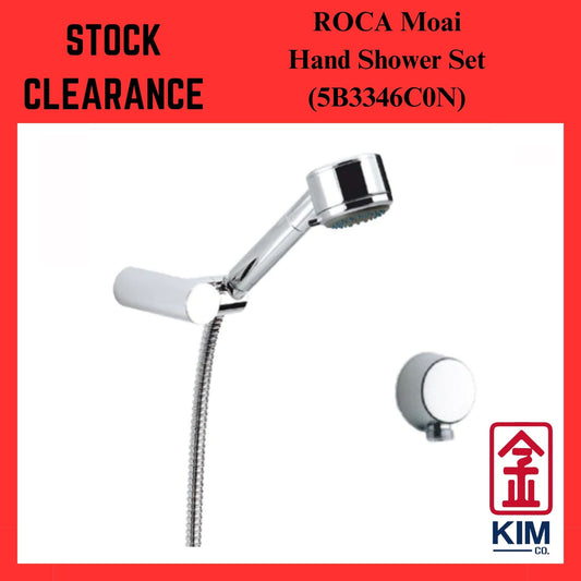 ( Stock Clearance ) Roca Moai Hand Shower Set With Water Outlet Connection (5B3346C0N)