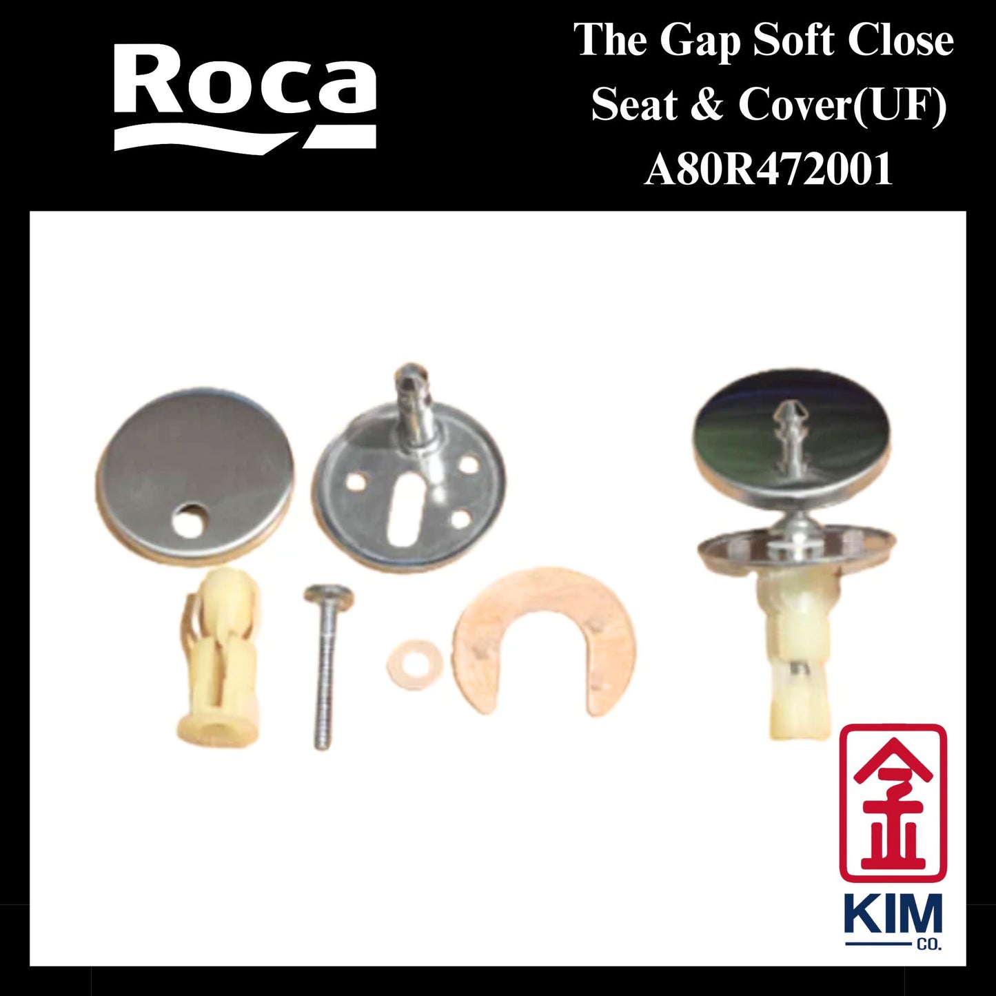 Roca The Gap Soft Close Seat & Cover (UF)(A80R472001)