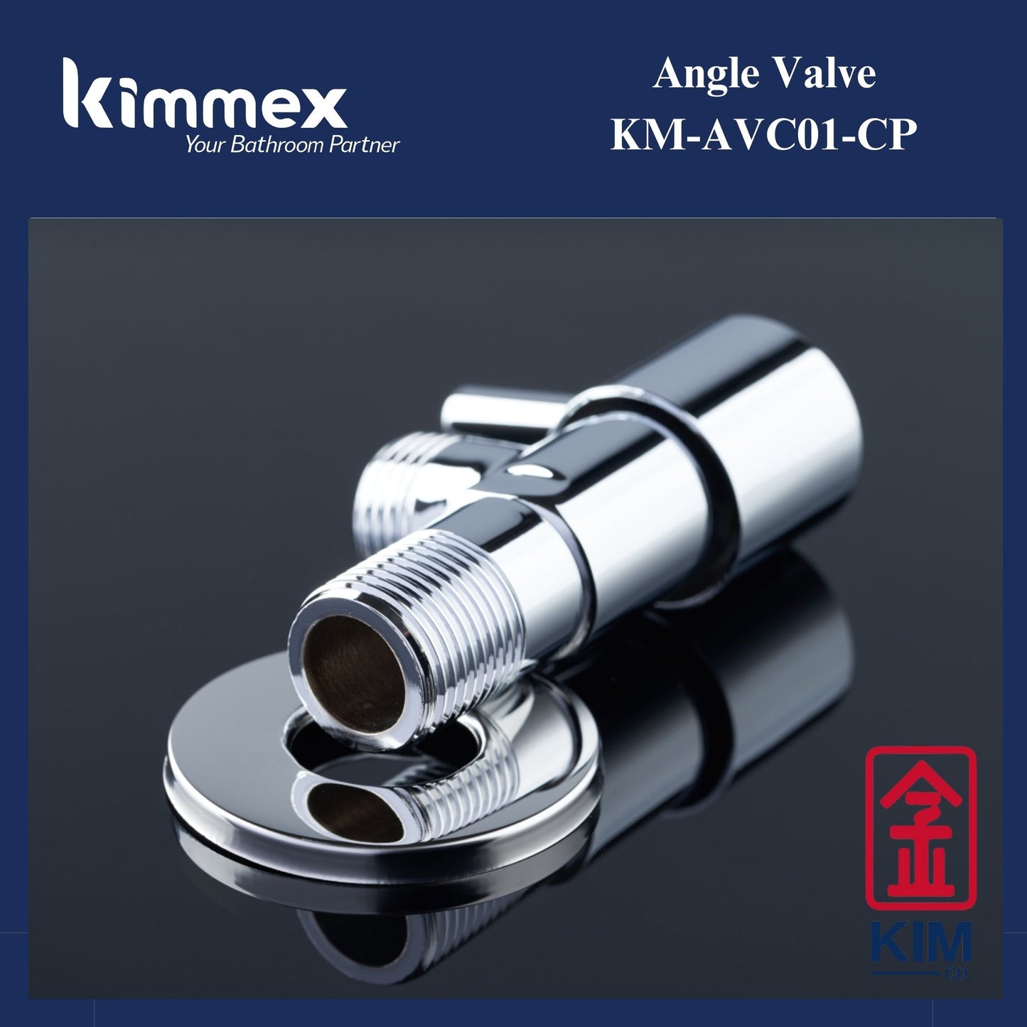 kimmex Lever Handle Angle Valve (KM-AVC01-CP)