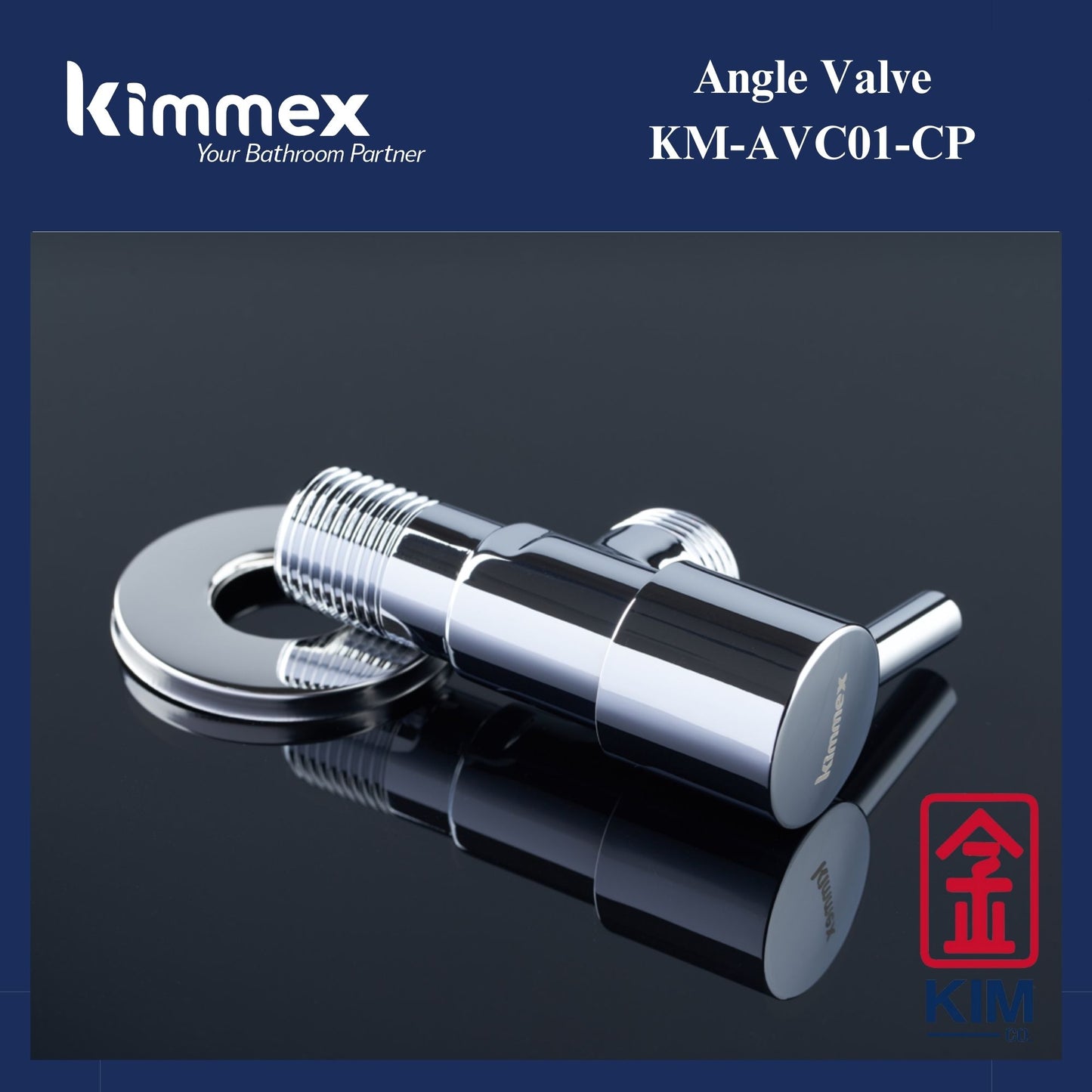 kimmex Lever Handle Angle Valve (KM-AVC01-CP)