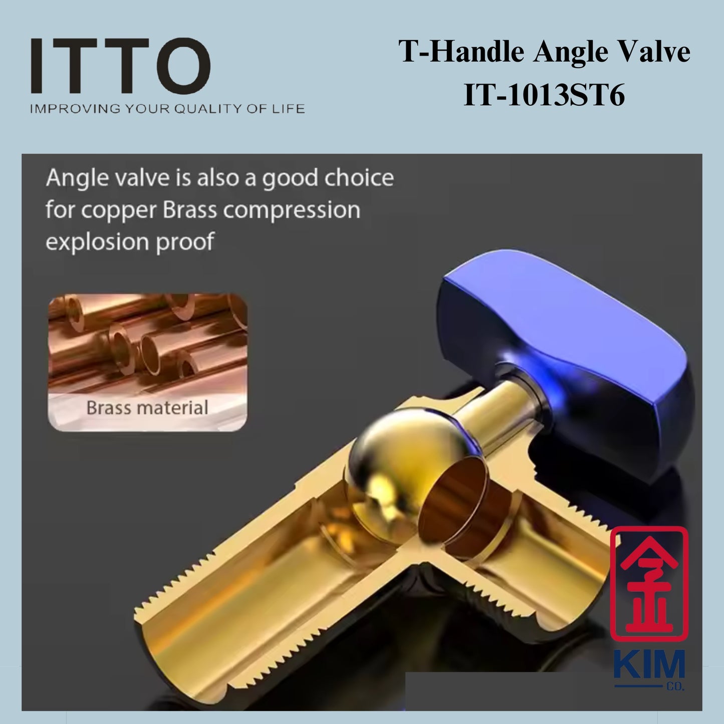 Itto Ball Valve Type Angle Valve (IT-1013ST6)