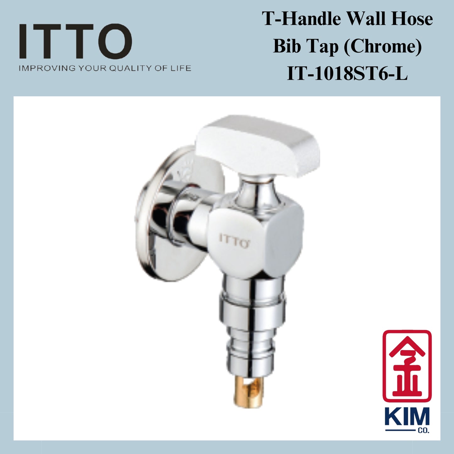 Itto Ball Valve Type Wall Hose Bib Tap (IT-1018ST6)