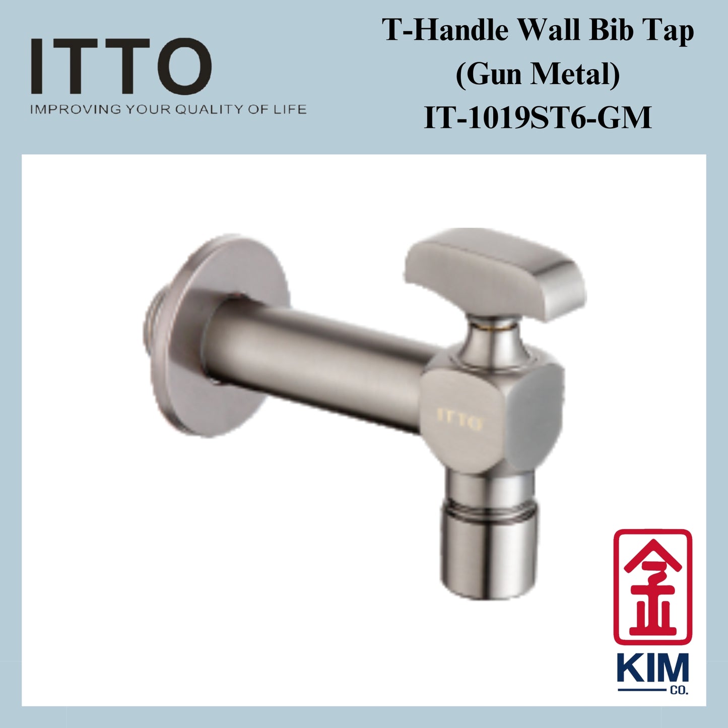 Itto Ball Valve Type Wall Bib Tap (IT-1019ST6)