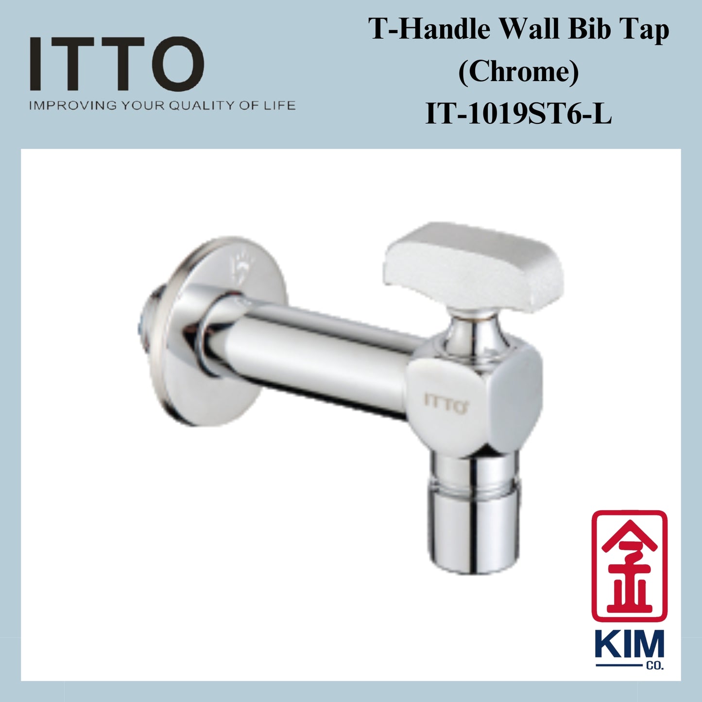 Itto Ball Valve Type Wall Bib Tap (IT-1019ST6)