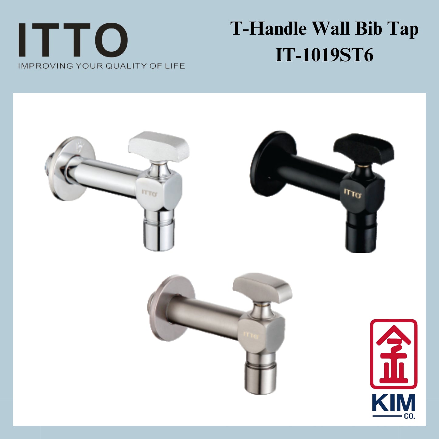 Itto Ball Valve Type Wall Bib Tap (IT-1019ST6)