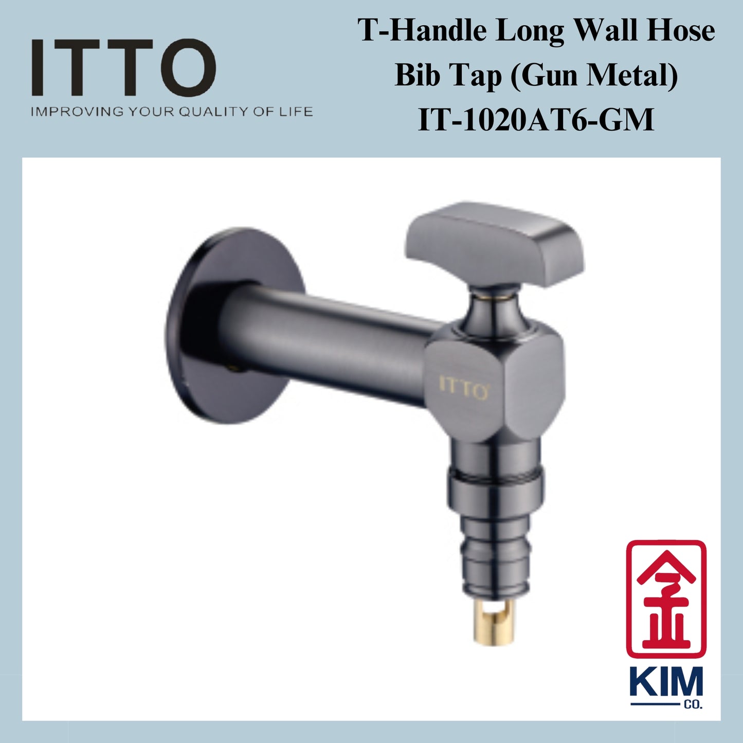 Itto Ball Valve Type Wall Long Hose Bib Tap (IT-1020AT6)