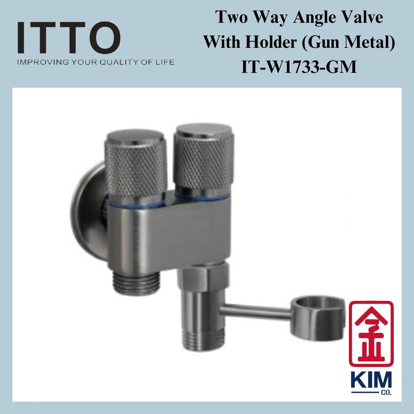 Itto Stainless Steel 304 Two Way Angle Valve With Holder (IT-W1733)