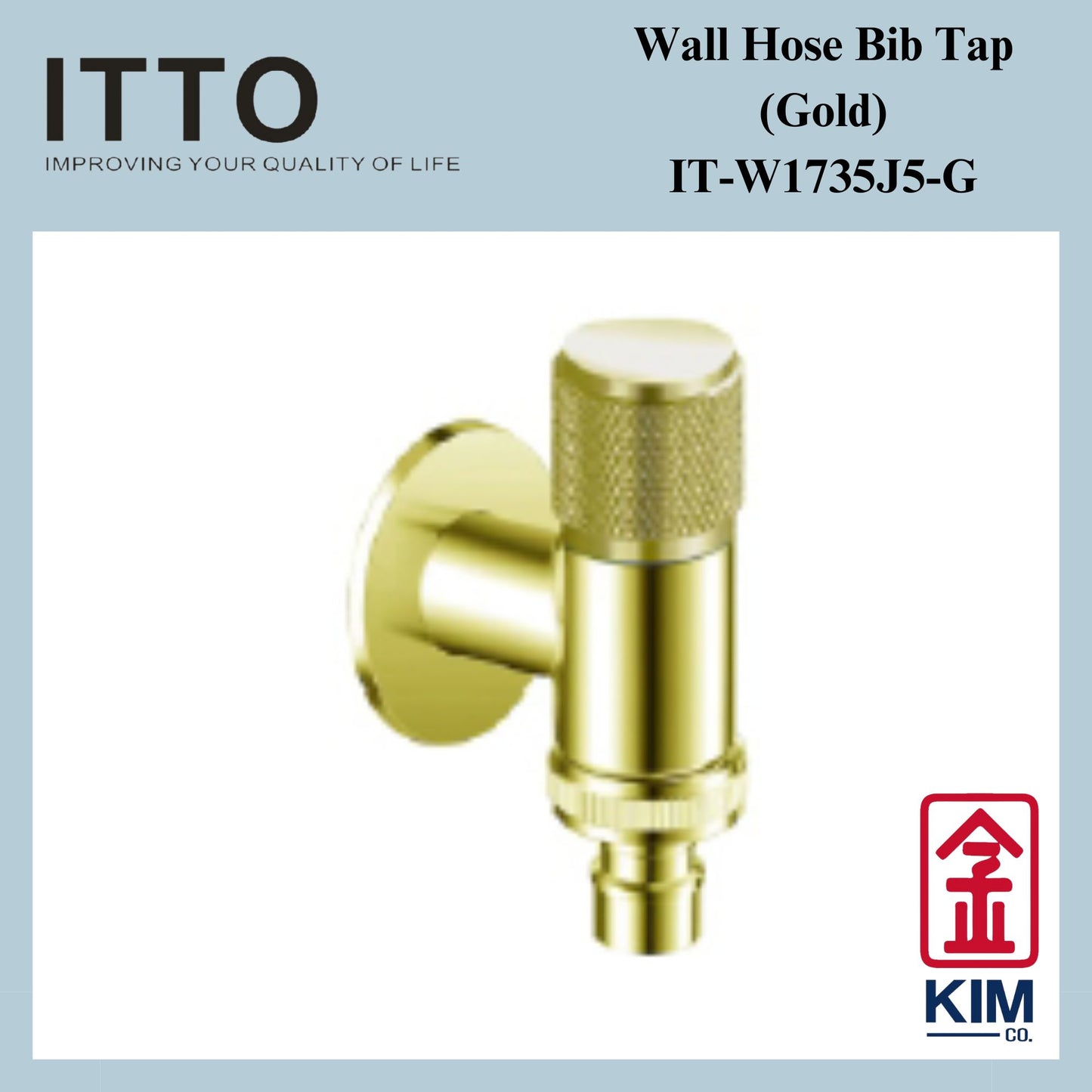 Itto Stainless Steel 304 Wall Hose Bib Tap (IT-W1735J5)