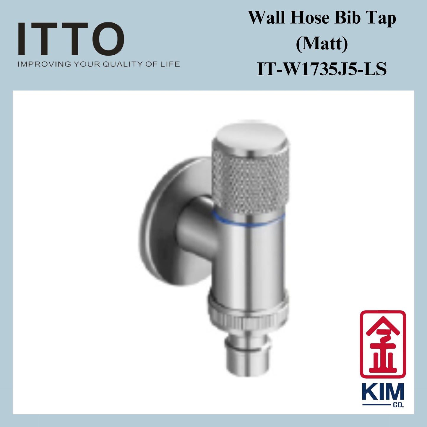 Itto Stainless Steel 304 Wall Hose Bib Tap (IT-W1735J5)