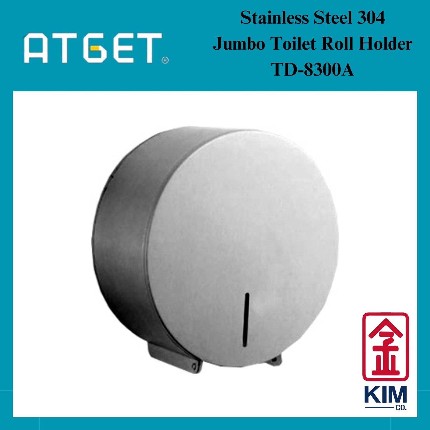 Abagno Stainless Steel 304 Jumbo Toilet Roll Holder (TD-8300A)