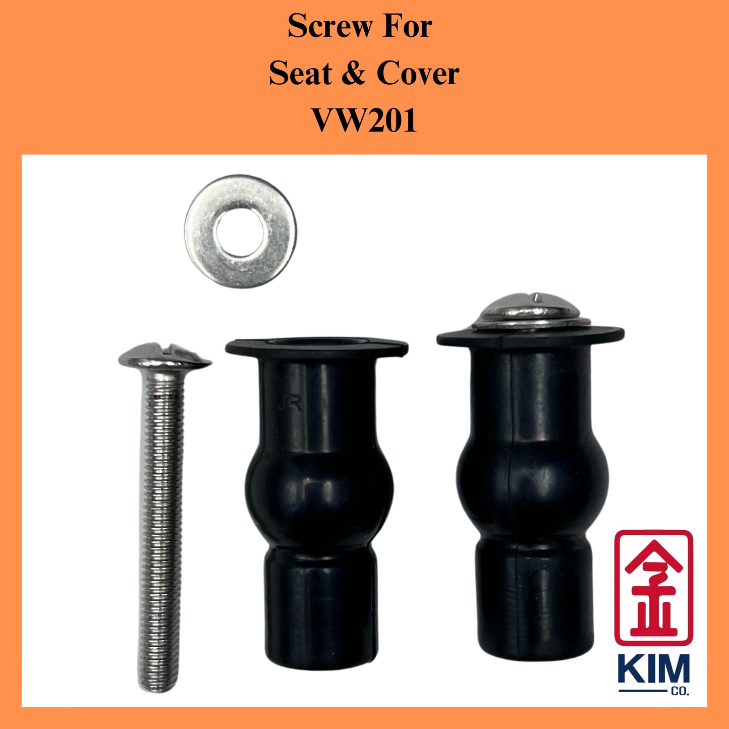 (2 Pcs) Screw For Seat & Cover (VW201)