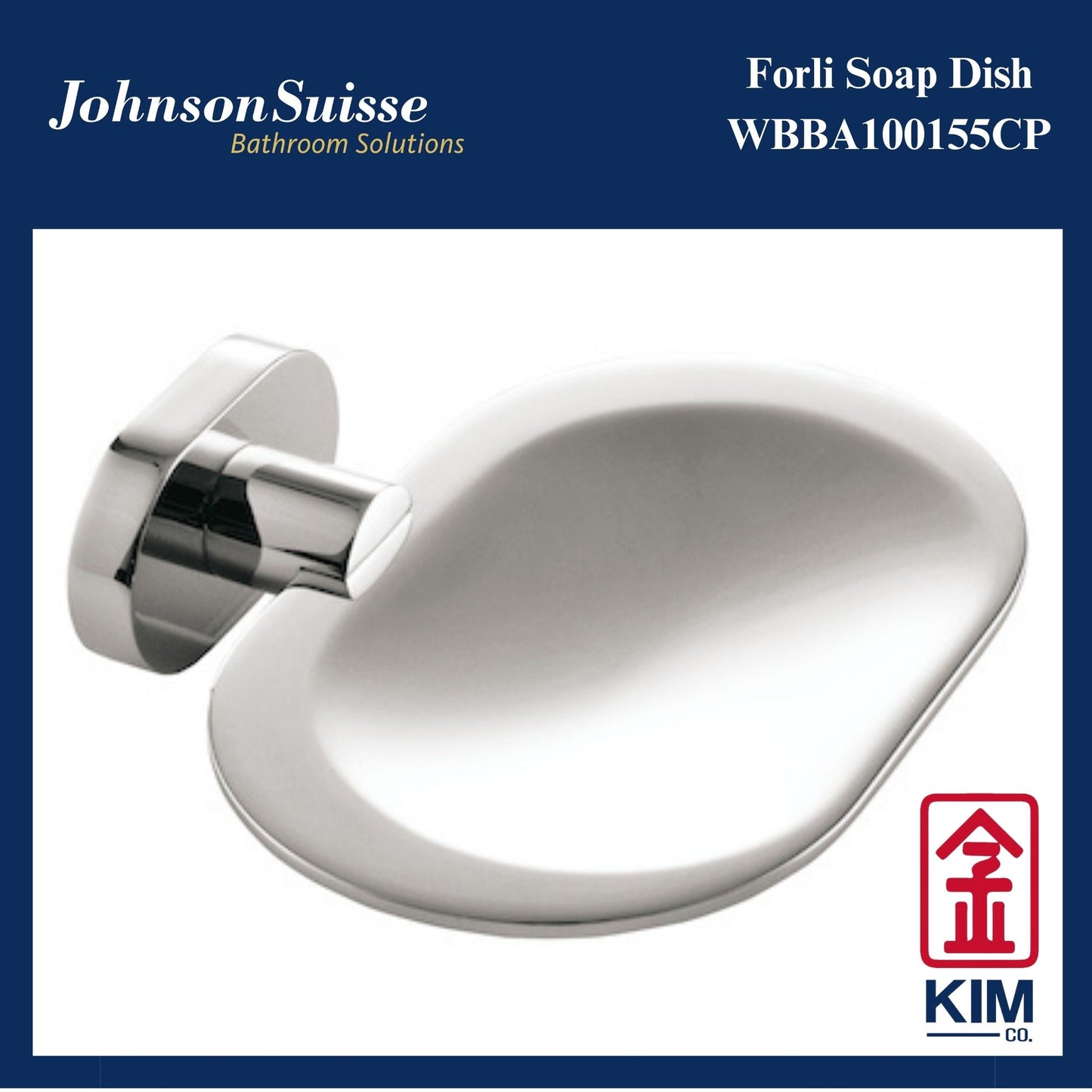 Johnson Suisse Forli Soap Dish (WBBA100155CP)