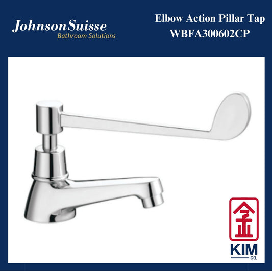 Johnson Suisse Deck Mouted Elbow Action Pillar Tap (WBFA300602CP)
