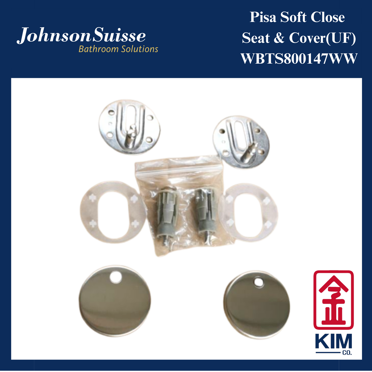 Johnson Suisse Pisa / Sienna Soft Seat & Covers (UF) (WBTS800147WW)