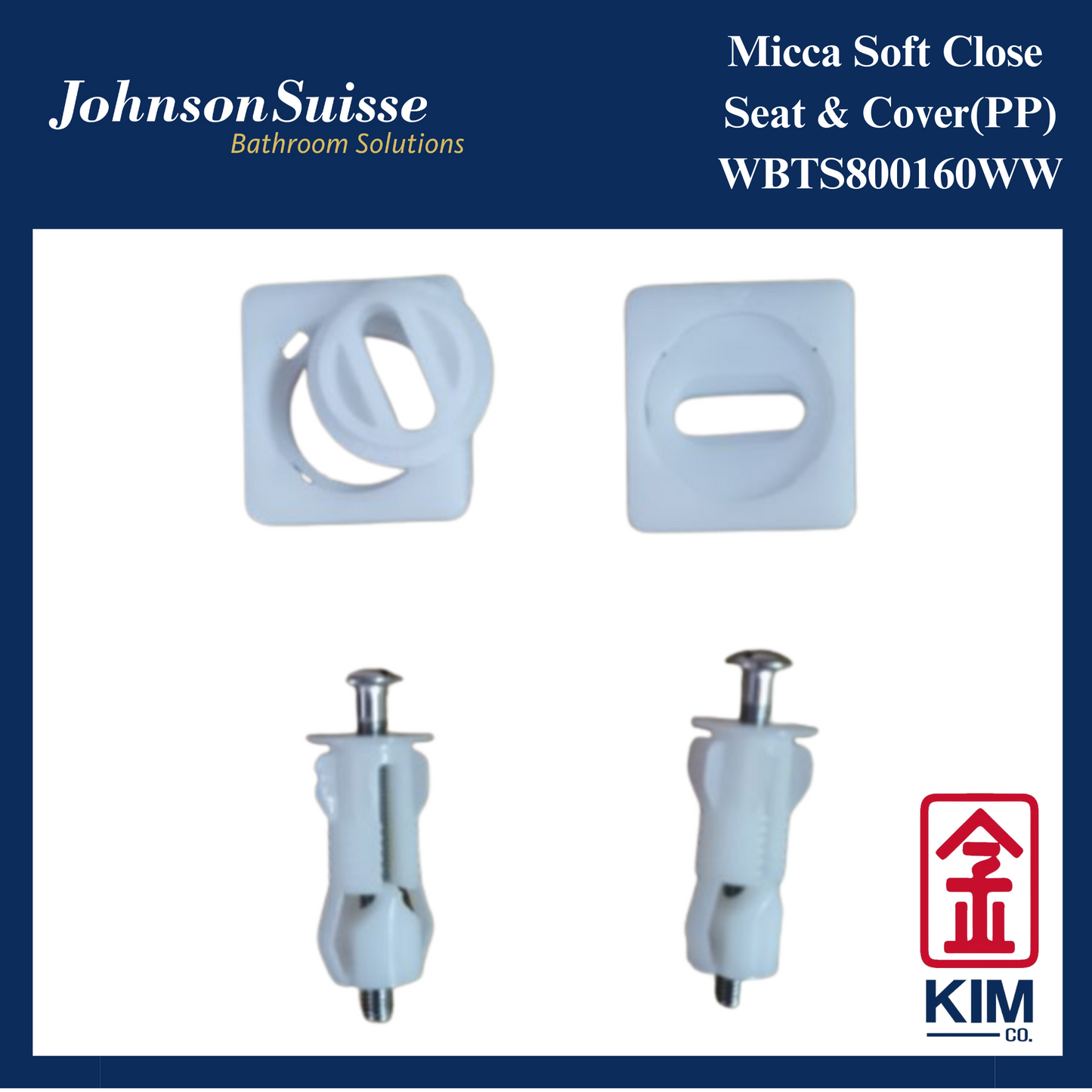 Johnson Micca Soft Close Seat & Cover (UF)(WBTS800160WW)