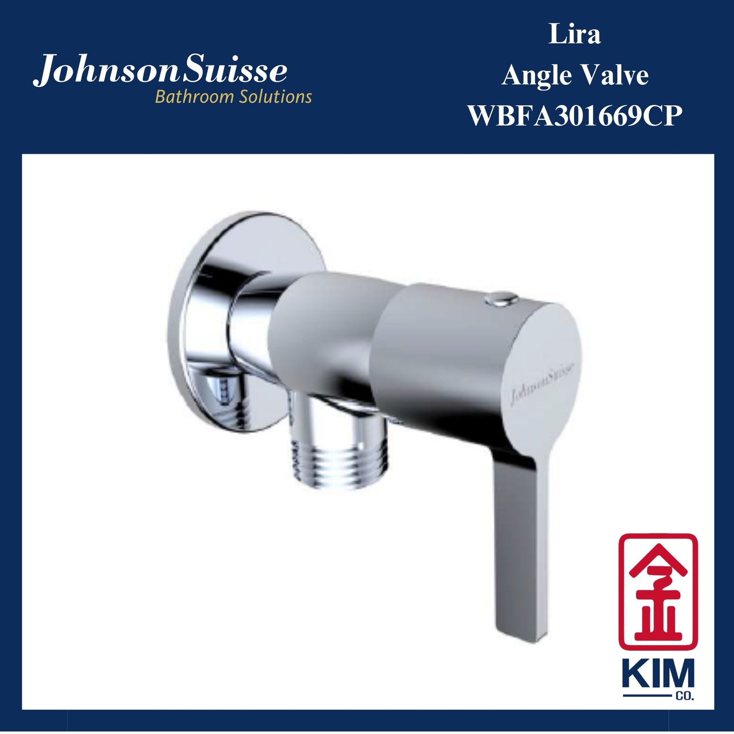 Johnson Suisse Lira Angle Valve (WBFA301669CP)