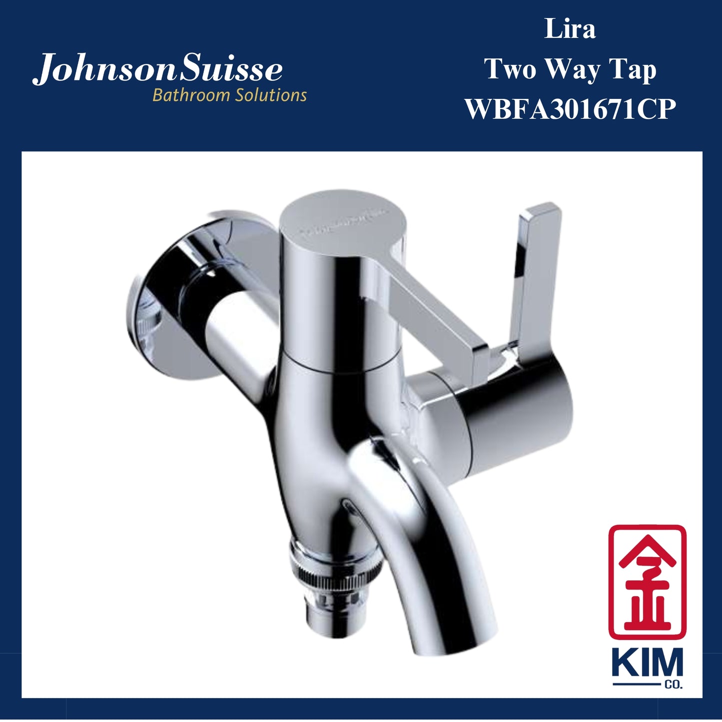 Johnson Suisse Lira Two Way Bib Tap (WBFA301671CP)