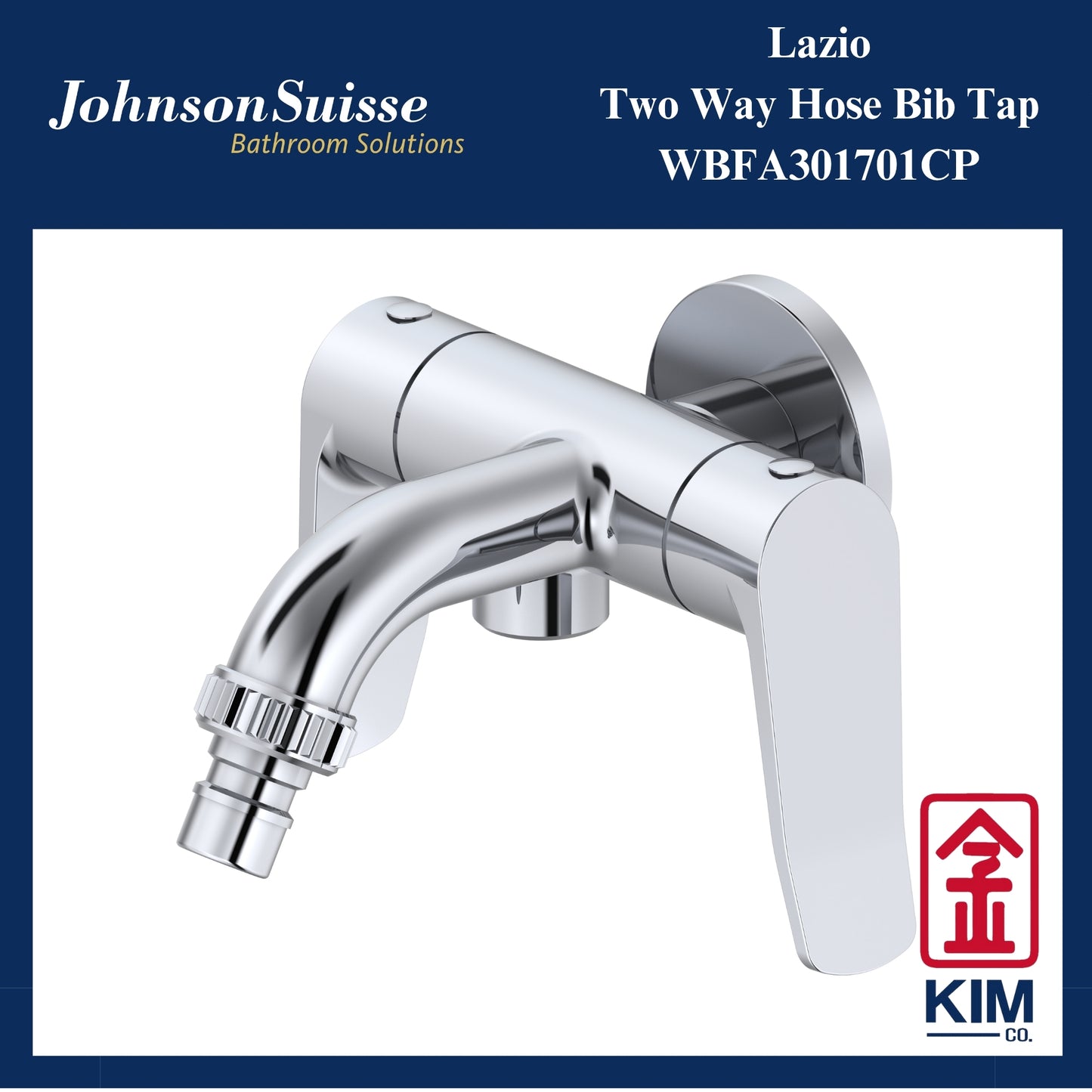 Johnson Suisse Lazio Two Way Bib Tap (WBFA301701CP)