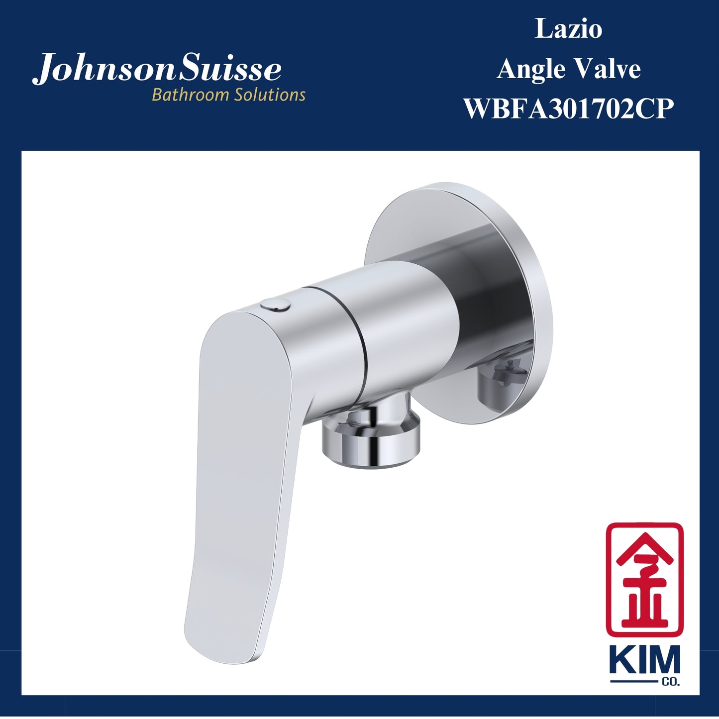 Johnson Suisse Lazio Angle Valve (WBFA301702CP)