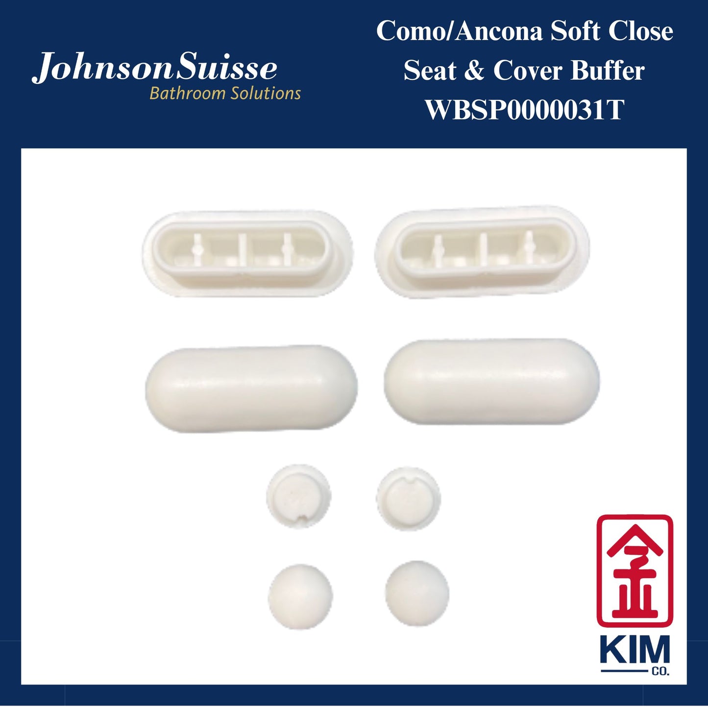 Johnson Suisse Buffer For Como/Ancona Soft Close Seat & Cover (WBSP0000031T)