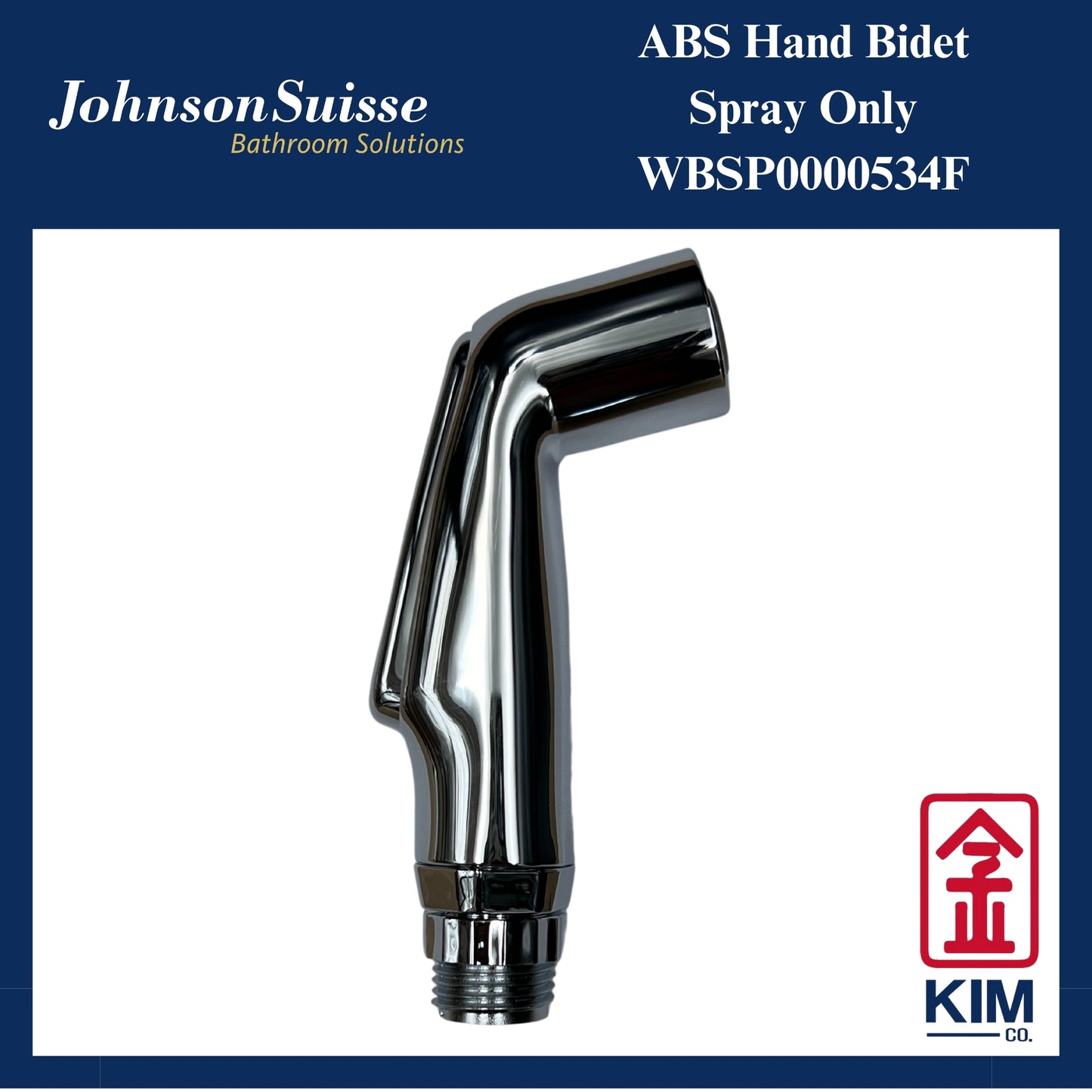 Johnson Suisse ABS Hand Bidet Spray Head Only (WBSP0000534F)
