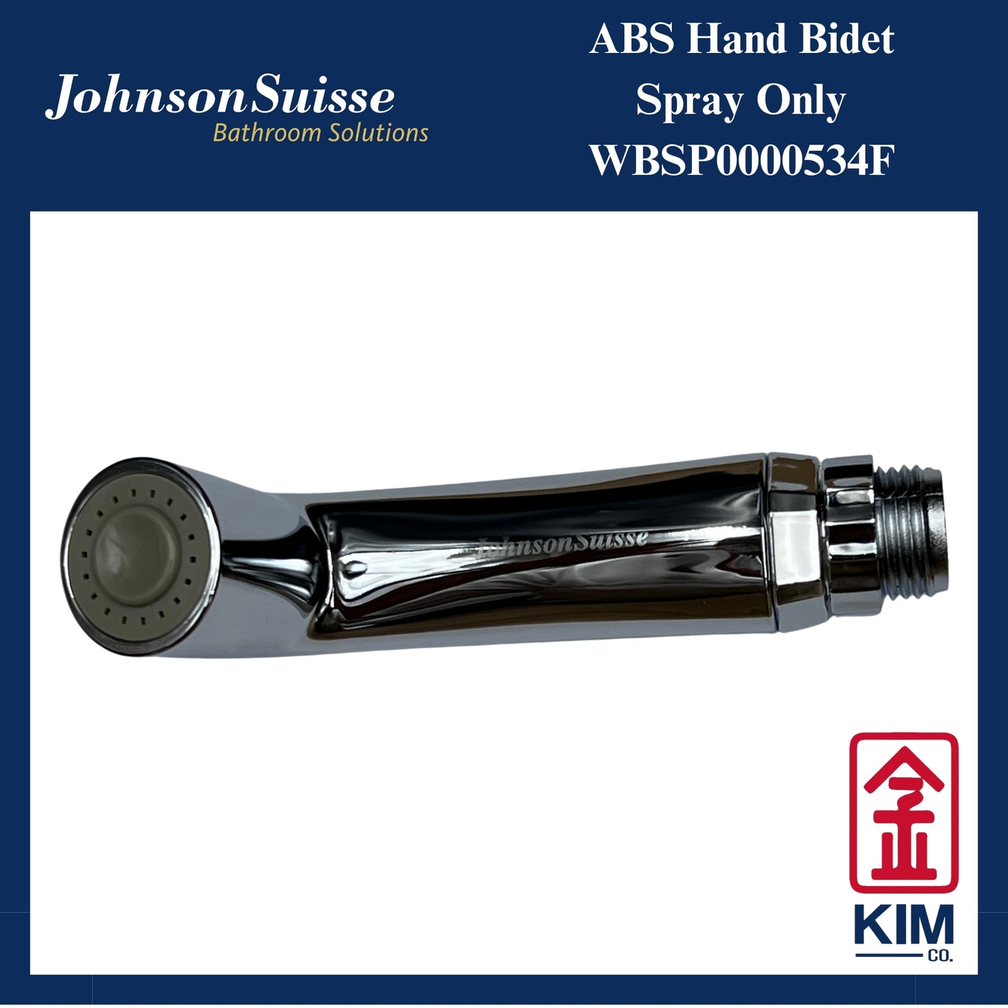 Johnson Suisse ABS Hand Bidet Spray Head Only (WBSP0000534F)