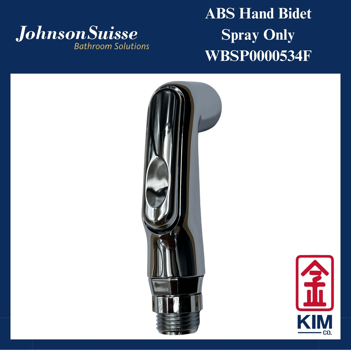 Johnson Suisse ABS Hand Bidet Spray Head Only (WBSP0000534F)