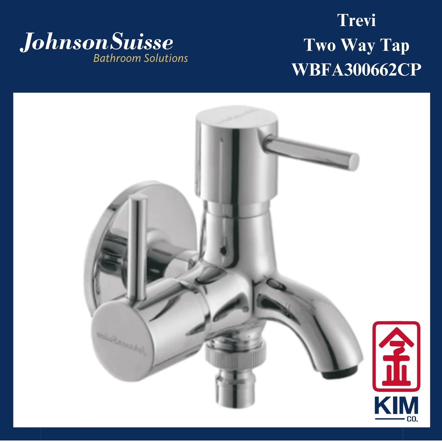 Johnson Suisse Trevi Two Way Bib Tap (WBFA300662CP)