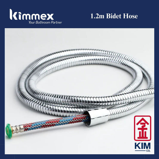 kimmex Stainless Steel 304 Shower Hose (Chrome) (1.2m & 1.5m)
