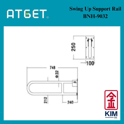 Atget Swing Up Support Rail (BNH-9032)