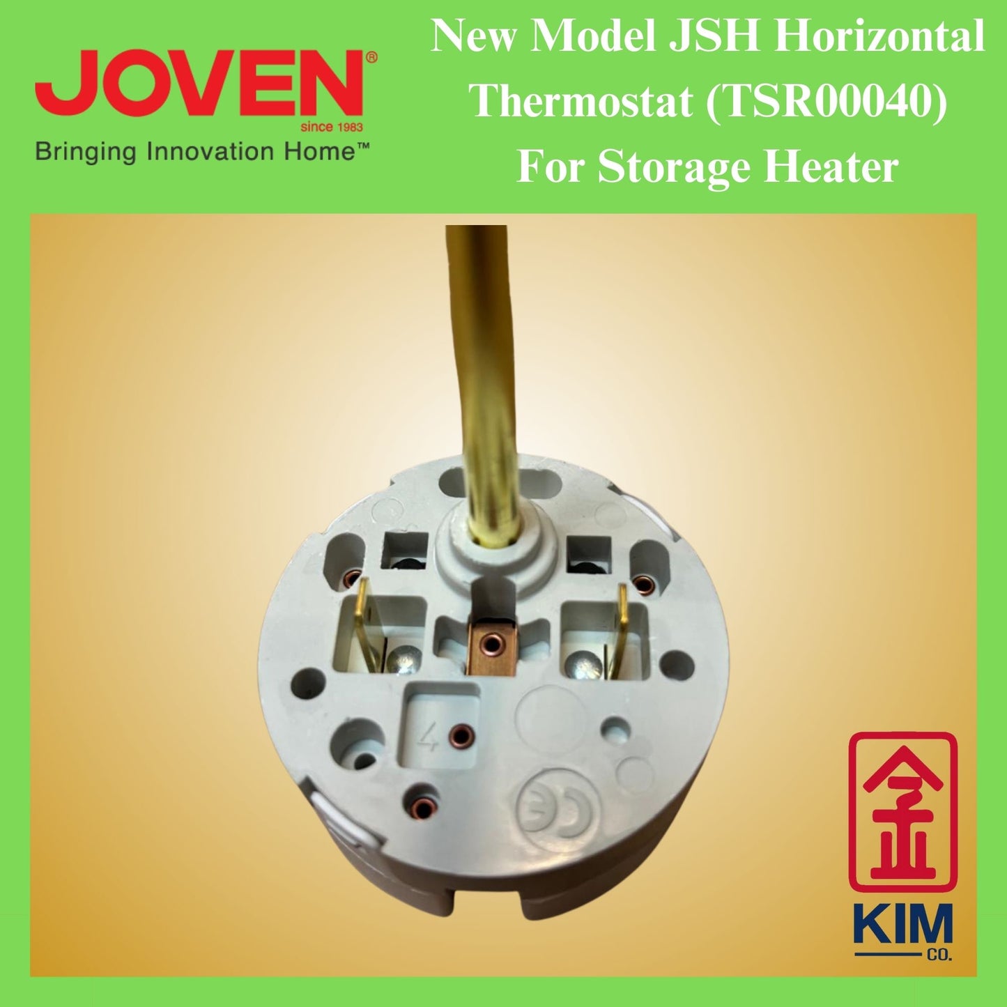 Joven Genuine Part JSH220 Thermostat (TSR00040) For Horizontal Storage Water Heater