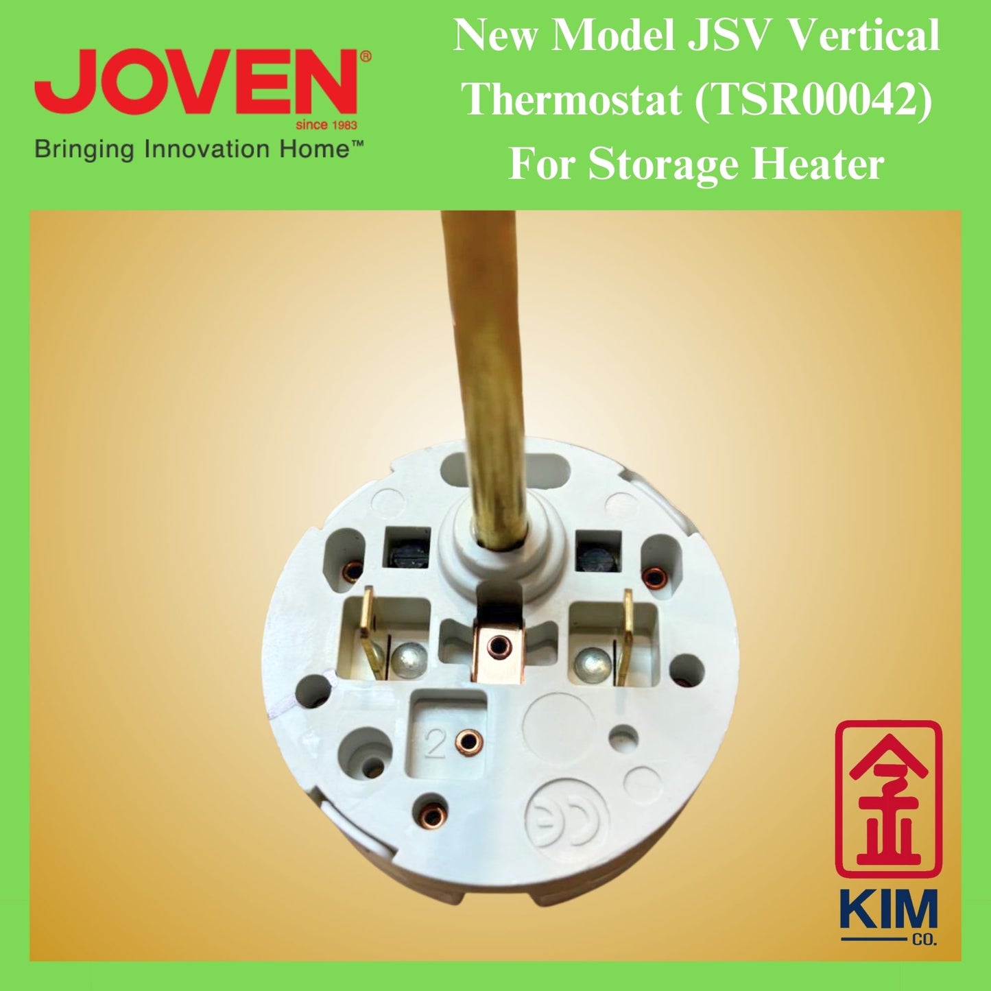 Joven Genuine Part JSV270 Thermostat (TSR00042) For Vertical Storage Water Heater