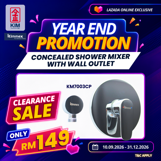 🔥𝐘𝐄𝐀𝐑 𝐄𝐍𝐃 𝐒𝐀𝐋𝐄𝐒🔥- kimmex Concealed Shower With Wall Outlet