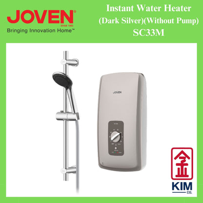 Joven Instant Water Heater Without Pump (SC33M) (Dark Sliver)