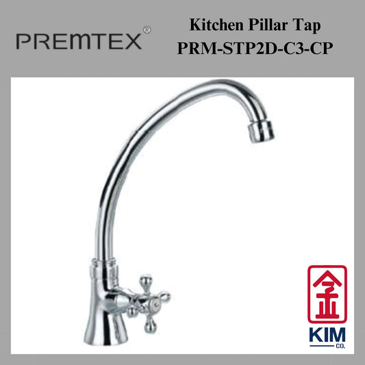 Premtex Deck Mounted Kitchen Sink Tap (PRM-STP2D-C3-CP)
