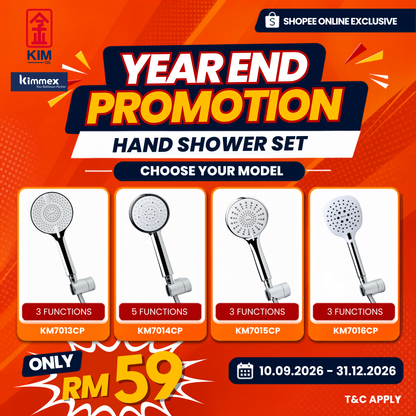 🔥𝐘𝐄𝐀𝐑 𝐄𝐍𝐃 𝐒𝐀𝐋𝐄𝐒🔥- kimmex Hand Shower Set