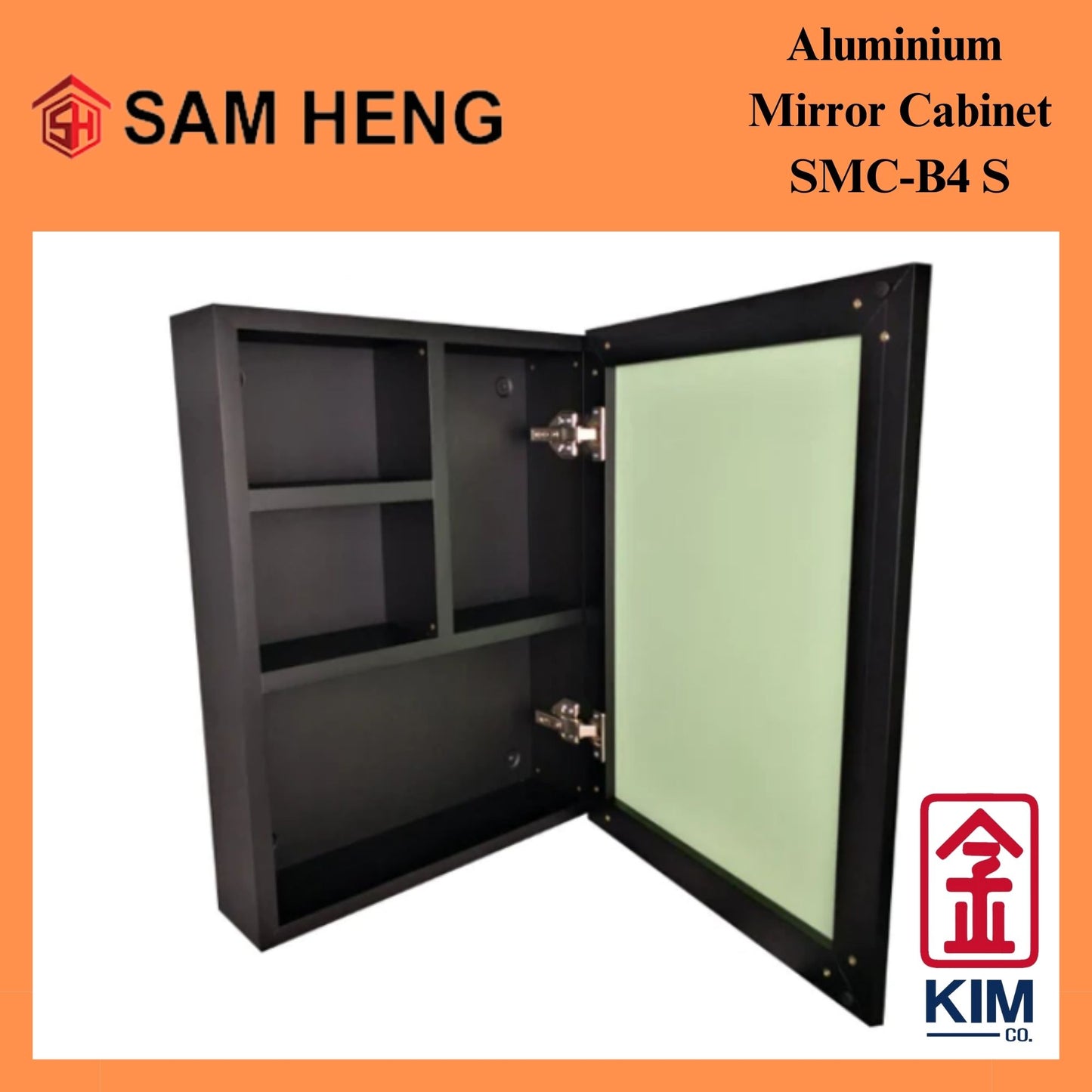 Sam Heng Aluminium Mirror Cabinet (SMC-B4 S)
