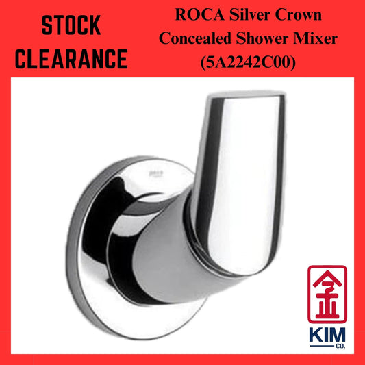 ( Stock Clearance ) Roca Sliver Crown Concealed Shower Mixer (5A2242C00)