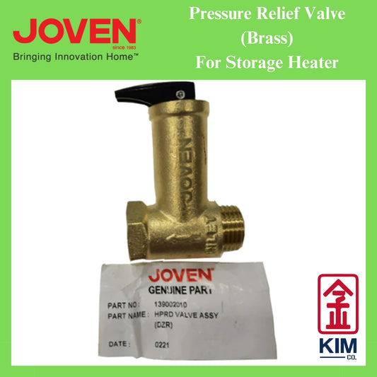 Joven Genuine Part Brass Pressure Relief Valve For Water Storage Heater