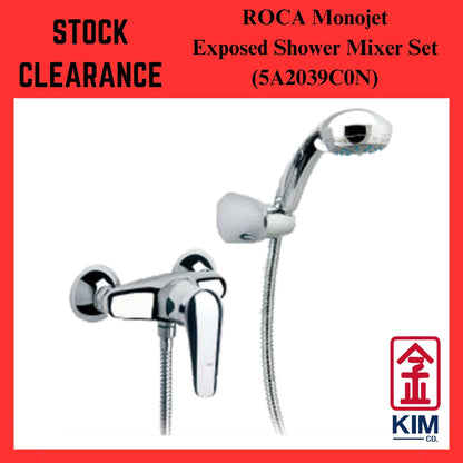 ( Stock Clearance ) Roca Monojet Exposed Shower Mixer With Hand Shower Set (5A2039C0N)