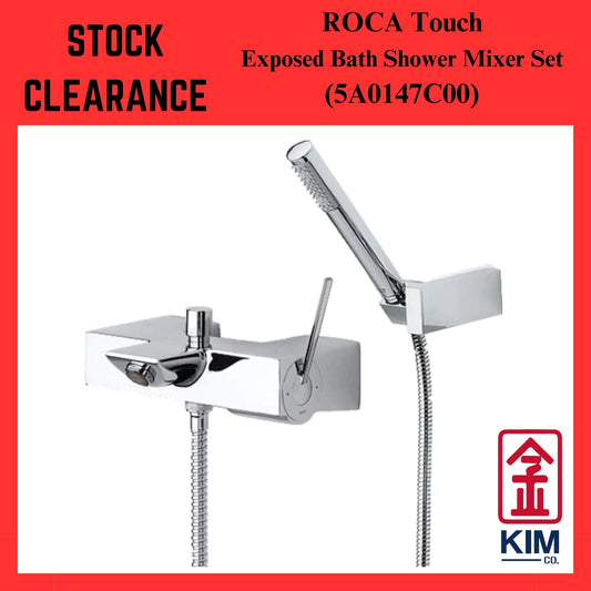 ( Stock Clearance ) Roca Touch Exposed Bath Shower Mixer With Hand Shower Set (5A0147C00)
