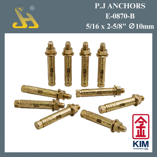 Sin Harp Sleeve PJ Anchors E-0870-B 5/16“ x 2-5/8" ∅ 10mm