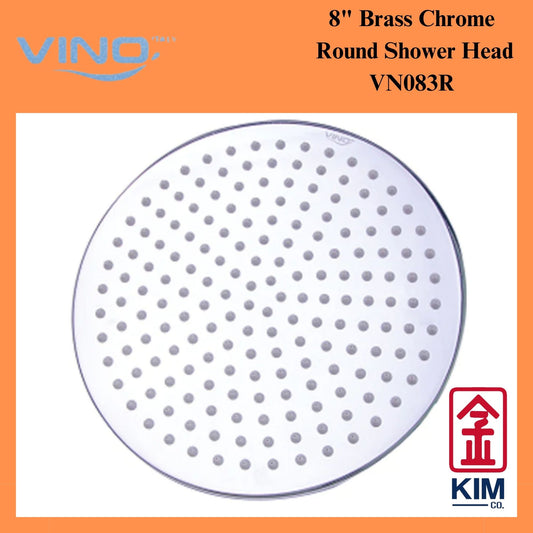Vino Brass Round Shower Head (200mm & 250mm)