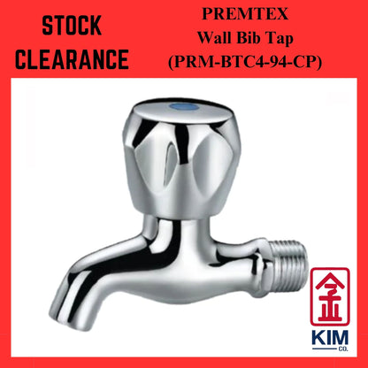 ( Stock Clearance ) Premtex Wall Bib Tap (PRM-BTC4-94-CP)