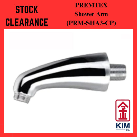 ( Stock Clearance ) Premtex Brass Chrome Shower Arm (100mm) (PRM-SHA3-CP)