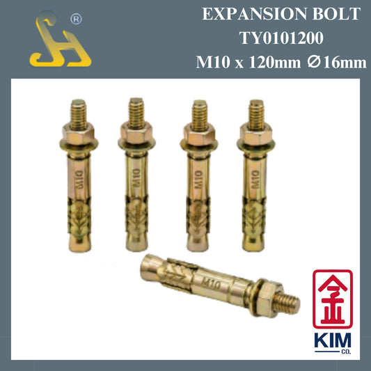 Sin Harp Expansion Bolt TY0101200 M10 x 120mm ∅ 16mm